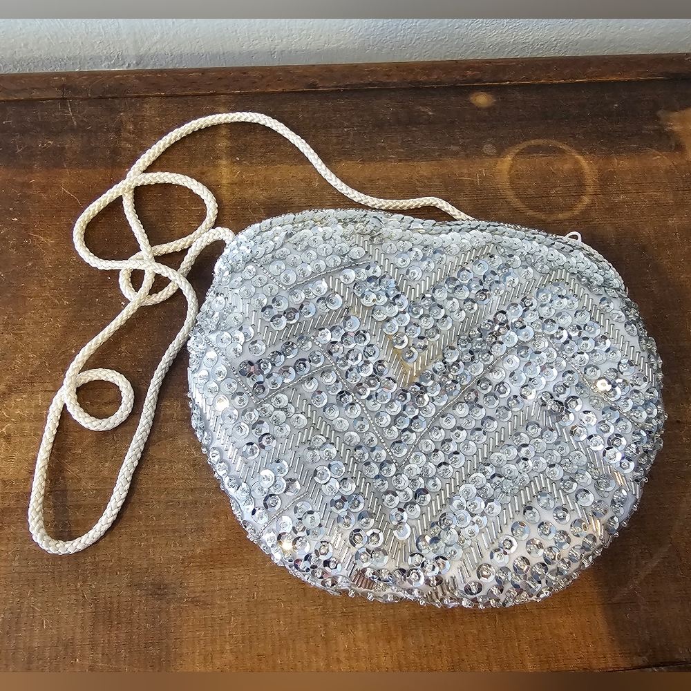 Sequin Beaded Bag VINTAGE NIB